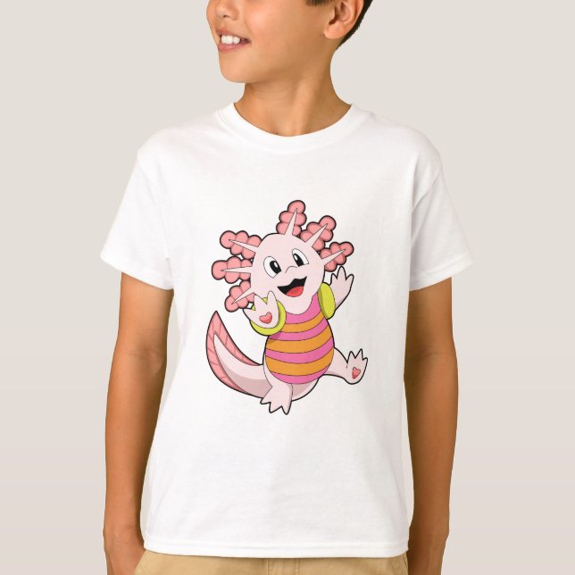 T-shirt Natation Axolotl (Devant)