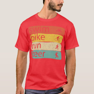 T-shirt Natation Cyclisme Course Triathlon natation Vélo c