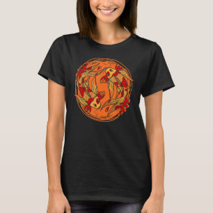T-shirt Natation Koi Poisson Koi Aquarium Poisson Tank Koi