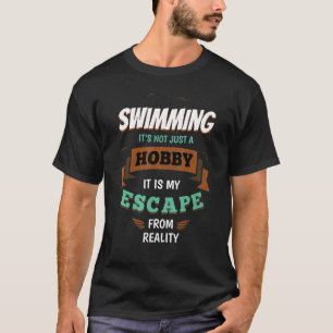 T-shirt Natation Mon évasion de la réalité Saymer Sw nager