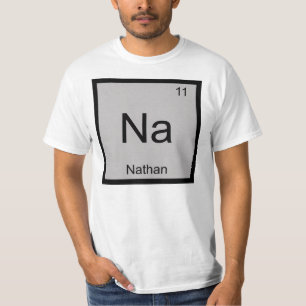T-shirt Nathan Nom Chimie Élément Tableau Périodique