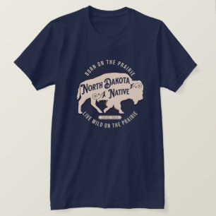 T-shirt Natif du Dakota du Nord