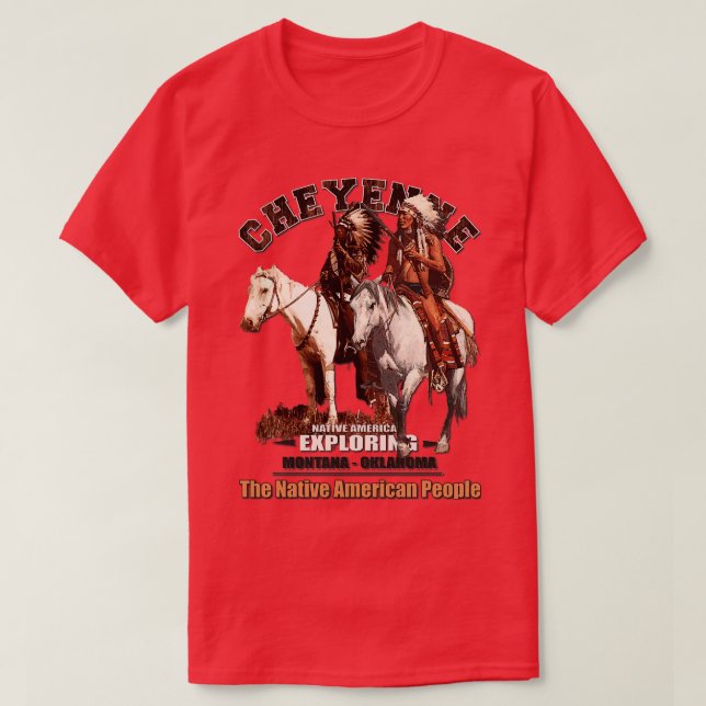 T-shirt Nation amérindienne de Cheyenne (Design devant)
