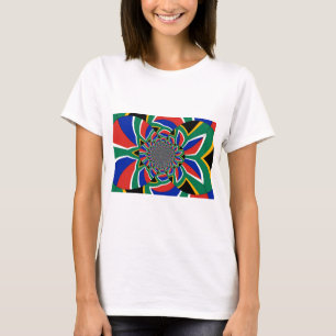 T-shirt Nation Arc-en-ciel : Afrique du Sud vivante Imprim