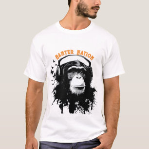 T-shirt Nation Banter (Singe avec casque)