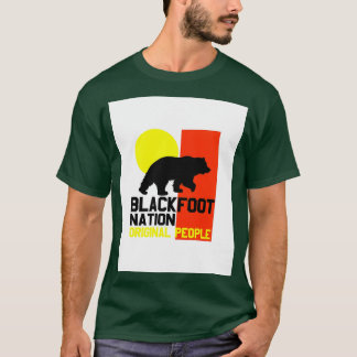 T-shirt NATION BLACKFOOT PEUPLE ORIGINAL 2 Graphique