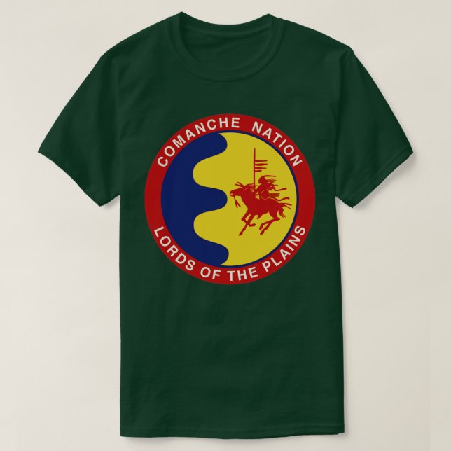 T-shirt Nation Comanche Seal Seal Lords Des Plaines (Design devant)