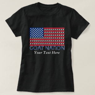 T-shirt NATION DE CHÈVRE La chèvre américaine GetYerGoat™