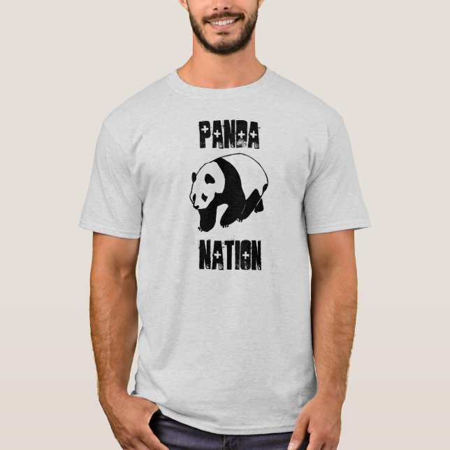 T-shirt Nation de panda (Devant)