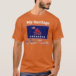 T-shirt Nation de Pawnee Tribe Drapeau mon héritage nous l