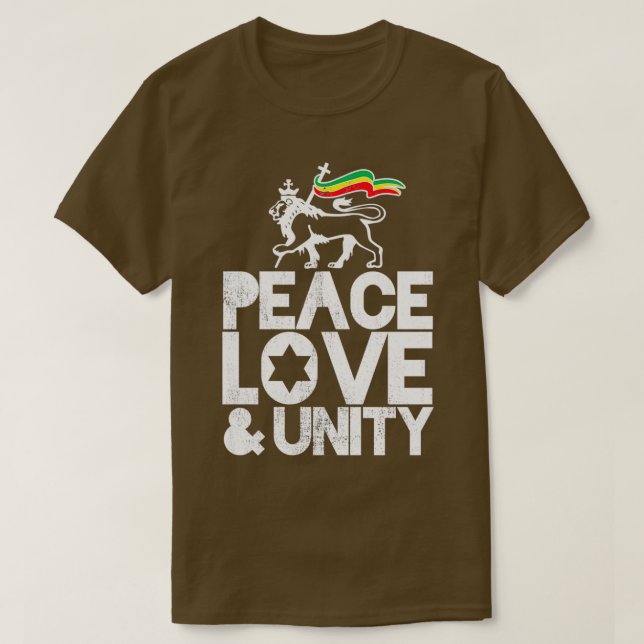 T-shirt Nation de Rasta et Unité (Design devant)