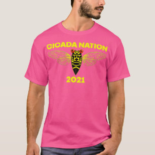 T-shirt Nation du Canada 2021 Brood X Shot 17 ans Criquet