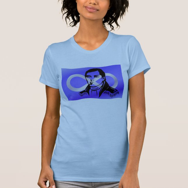 T-shirt Nation métisse Shirt Cuthbert Grant Metis Ladies S (Devant)