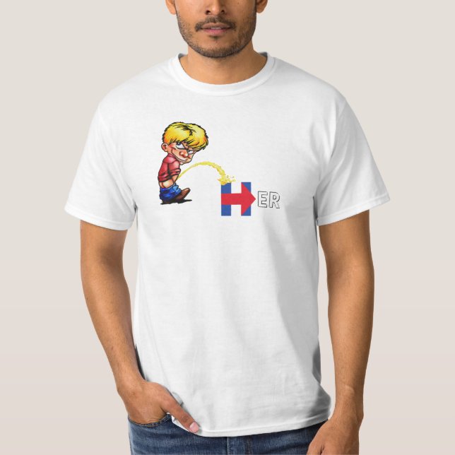 T-shirt NATION OFFICIELLE P*SS de GFY SUR SON tee - shirt (Devant)