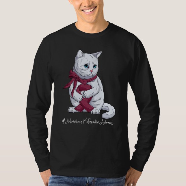 T-shirt National Arteriovenous Malformation Awareness Mont (Devant)