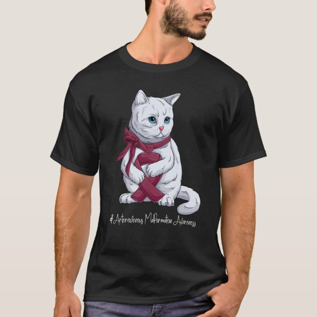 T-shirt National Arteriovenous Malformation Awareness Mont (Devant)