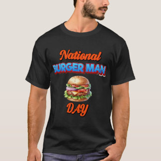 T-shirt National Burgerman Day – Fun Bold Celebration Desi