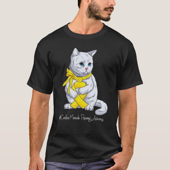 T-shirt National Carbon Monoxide Poisoning Awareness Month (Devant)