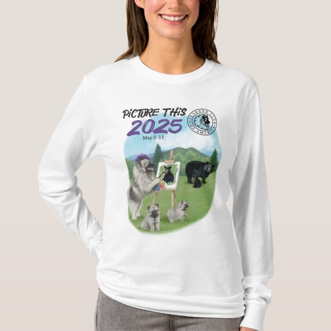 T-shirt national féminin à manches longues 2025 (Devant)