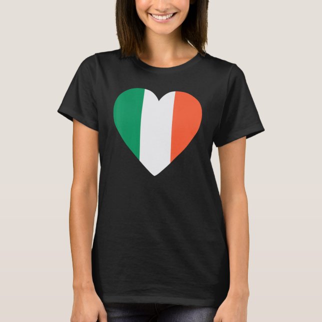 T-shirt National Flag of Ireland souvenir  for men women 2 (Devant)