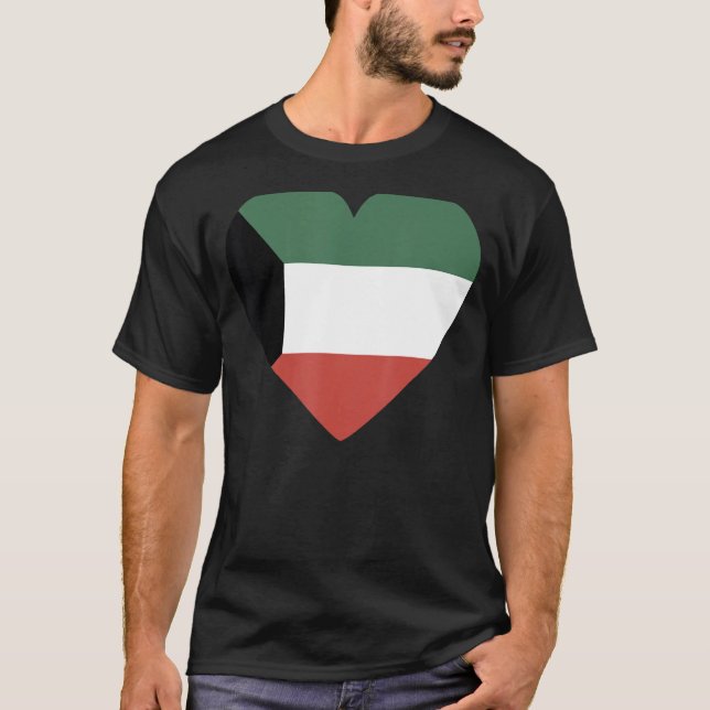 T-shirt National Flag of Kuwait souvenir  for men women 5 (Devant)
