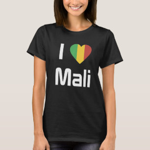 T-shirt National Flag of Mali souvenir for men women