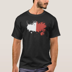 T-shirt National Flag of Malta souvenir  for men women