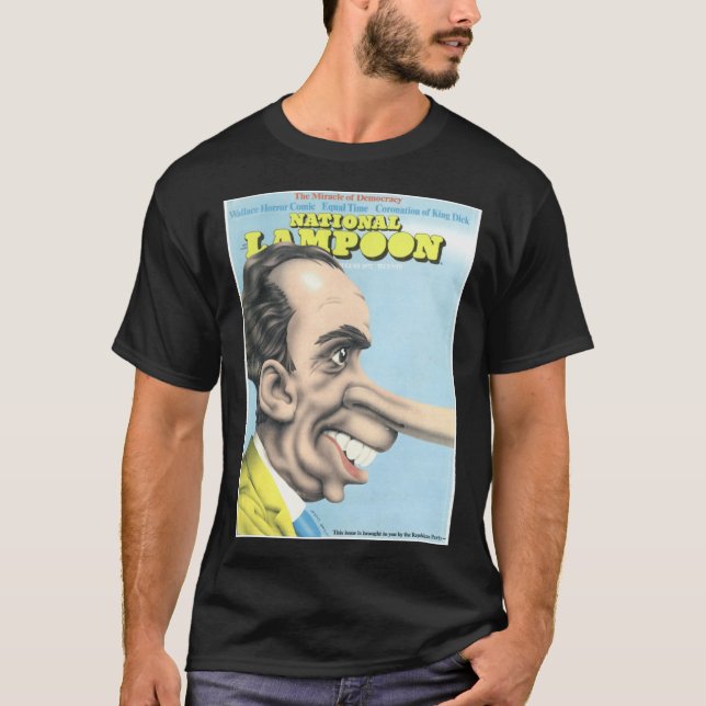 T-shirt National Lampoonhe Miracle of Democracy Cover retr (Devant)