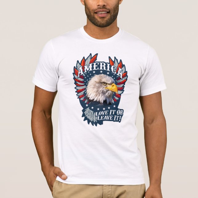 T-shirt Nationalisme américain patriotique frais (Devant)