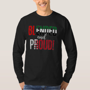 T-shirt Nationalité Blair Et Fière Moitié Émirati Half Ba