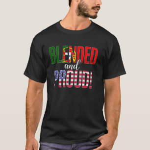 T-shirt Nationalité Fier Et Flime Moitié Portugaise