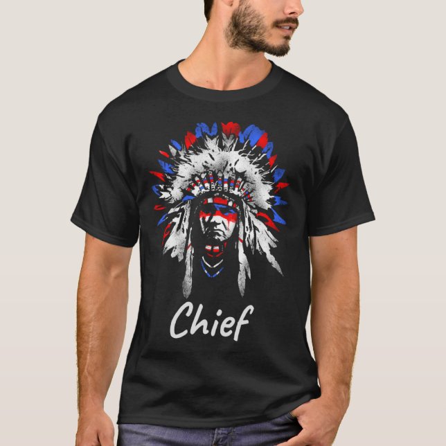 T-shirt Native American Chief  Native American Indian Prid (Devant)