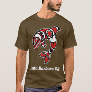 T-shirt Native American Père Noël Barbara CA Tribal Orca K