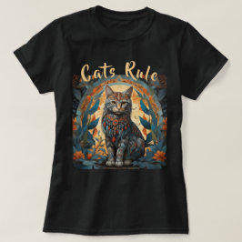 T-shirt Native American Pop Art Style Chats Règle Modifier