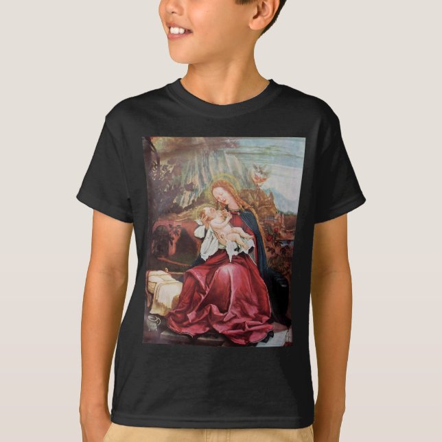 T-SHIRT NATIVITÉ AVEC ANGELS - MAGIE DE NOËL (Devant)
