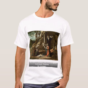 T-shirt Nativité avec St Elizabeth et Jean-Baptist