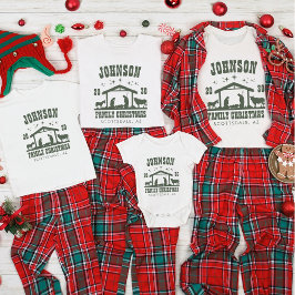 T-shirt Nativité chrétienne personnalisée Noël de famille