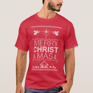 T-shirt Nativité Knit Vilain Chéri de Noël Chrétien
