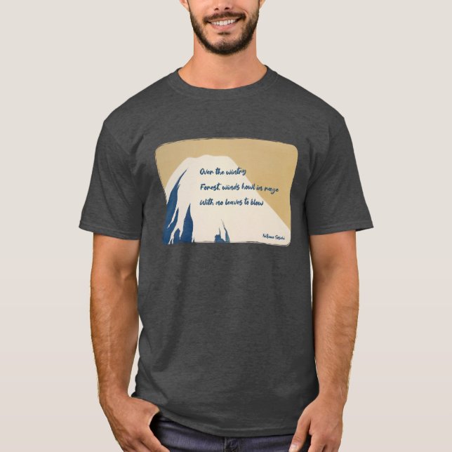 T-shirt Natsume Soseki Haiku pour la Journée nationale de  (Devant)
