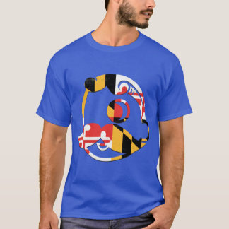 T-shirt Natty Boh Maryland Flag