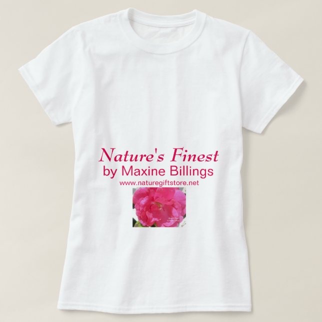 T - SHIRT (Natur am feinsten durch Maxine (Design vorne)