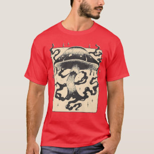 T-shirt Natur Goth Fairy Grunge Cottagecore Witchy Mushroo