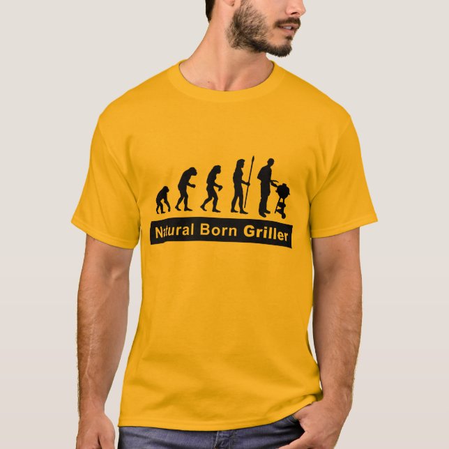 T-shirt natural born grin (Devant)