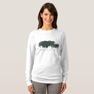 T-shirt Nature Chemise vert sans fin
