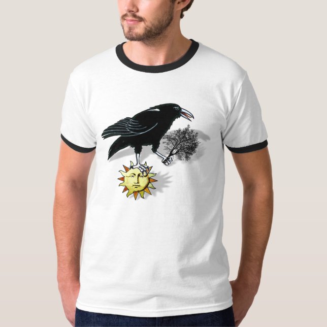 T-shirt nature de corneille (Devant)