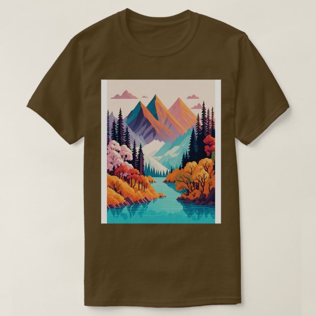 T-shirt Nature de l'aventure (Design devant)