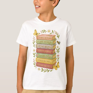 T-shirt Nature et livre Lover Botanique Stack