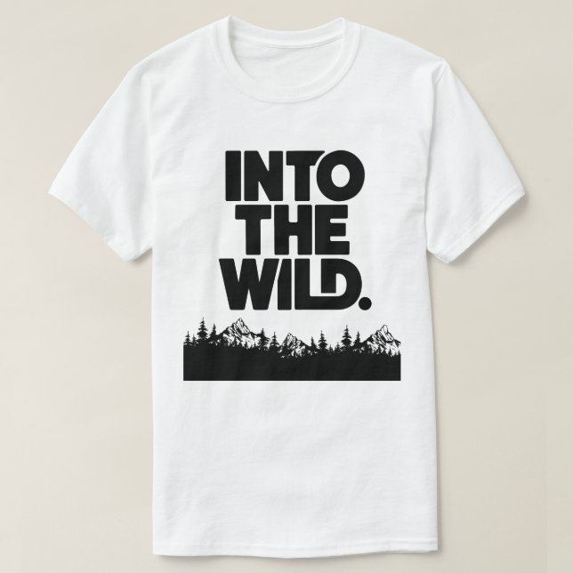 T-shirt Nature Explorer Conception graphique minime des mo (Design devant)