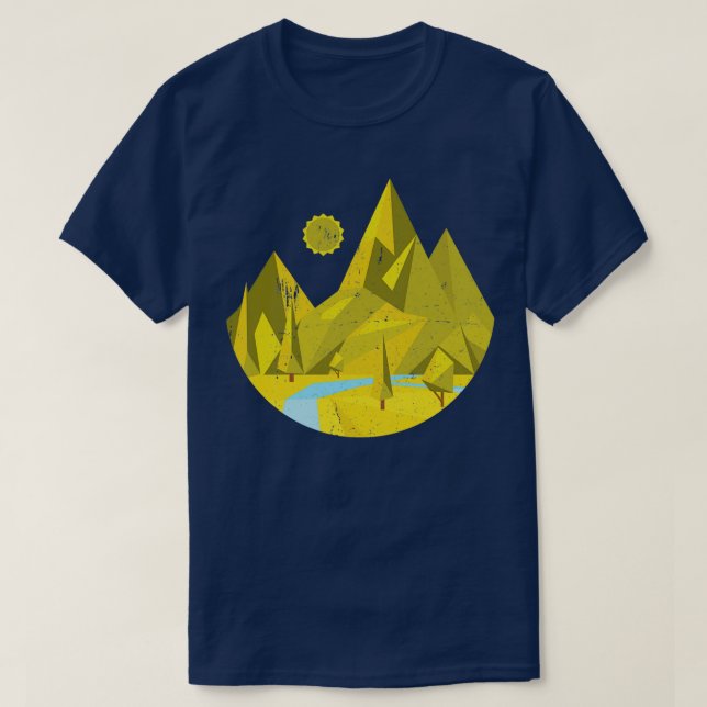 T-shirt Nature géométrique 2 (Design devant)