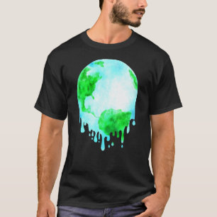 T-shirt Nature Le changement climatique fait fondre le Réc